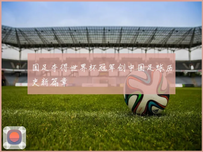 国足夺得世界杯冠军创中国足球历史新篇章